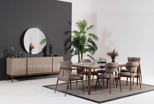Modern table living room table coffee table designer brown