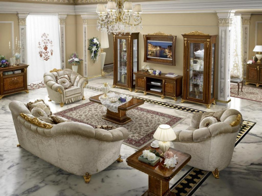 Living room fabric couch sofa set 3+1+1 seater sofa seating upholstery Italy