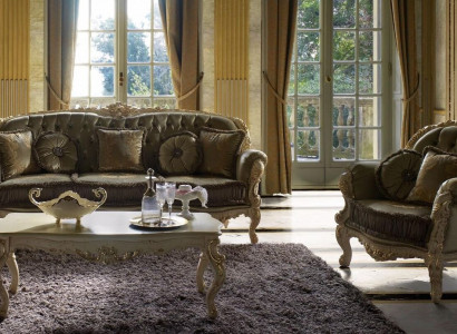 Italian design sofa set 3+1 seater couch cushion set furniture
