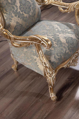 Classic Luxury Sofa Set, Sofa and Armchair Living Room Set 3+1 Seat Chesterfield