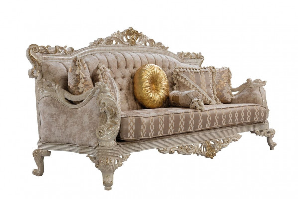 Chesterfield 3 Seater Designer Sofa Luxury Upholstery Sofas Couches Fabric Textile New