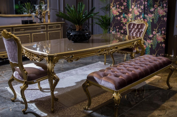 Luxury Ottoman Designer Chesterfield Velvet Stool Upholstered Bench