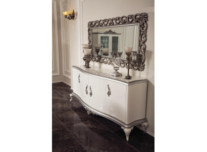 French chest of drawers sideboard console sideboard wood mirror