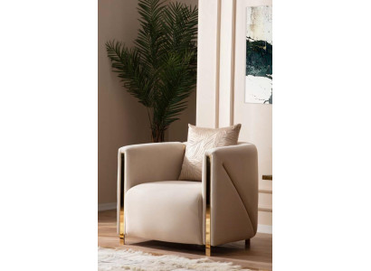 Armchair Upholstery Seat Design Couch Armchair Relax Lounge Fabric Luxury Living Room