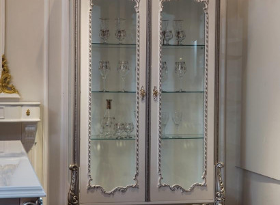 Display glass cabinet showcase living room wood sideboard luxury furniture new
