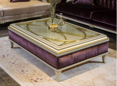Wood coffee table side table design table luxury glass table