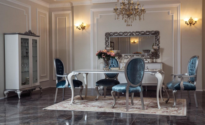 Display Cabinet White Glass Cabinet Design Classic Cabinet Luxury Wood Furniture