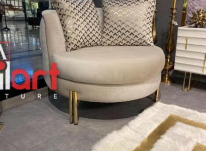 Armchair Seat Sitter Design Living Room Upholstery Wood Upholstery Modern Luxury Beige