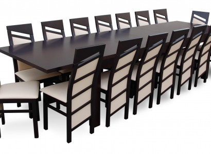Classic designer dining room furniture set armchair table group 17-piece set