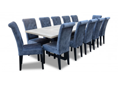 Luxury Dining Room Design Set 7-piece Set Table + 6 Chairs Modern Complete New