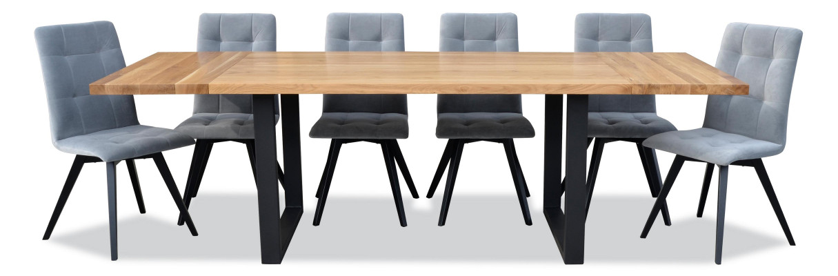 Dining Table 6x Chairs Classic Set Dining Room 7-piece Set Rectangular Table Chair