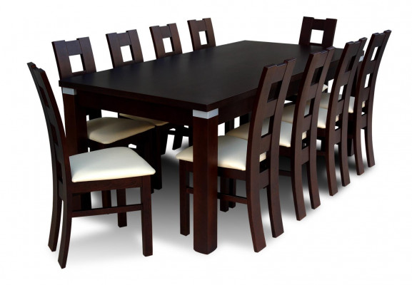 Tables dining group table 10 chairs dining room suite chair set wood
