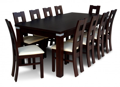 Tables dining group table 10 chairs dining room suite chair set wood