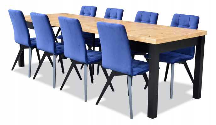 Dining room 6 chairs 7-piece set upholstered chair suite rectangular dining table chair group