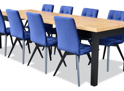 Dining room 6 chairs 7-piece set upholstered chair suite rectangular dining table chair group