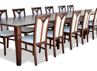 Complete dining set 12 chairs dining room set dining group wood table tables 13-piece set