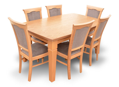Luxury Designer Dining Room Set Suite Chair Table Group 7-piece Furniture Groups New