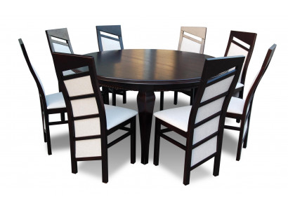 Dining table + 8 chairs dining room set dining group classic table 9-piece chair tables