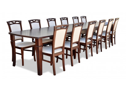 Dining Table 12 x Chairs Dining Room Set Dining Group Modern Chairs Table Tables 13-piece set.