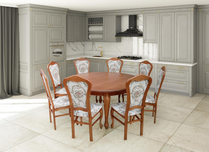 Dining room wood tables dining set chair group new table 8x design chairs 9-piece set
