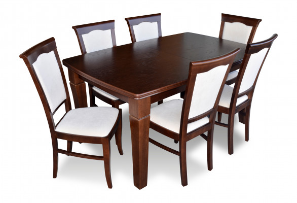 Designer table + 6 chair set complete living room dining room
