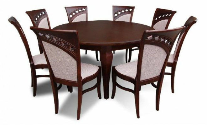 Modern dining table wood dining room set 8x chair set chairs 9-piece set