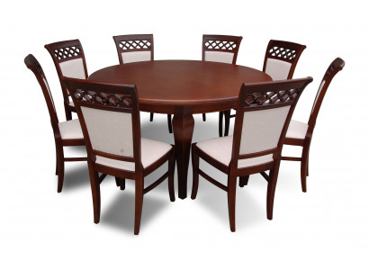 Round table, round table, wooden table, round conference table, meeting table.
