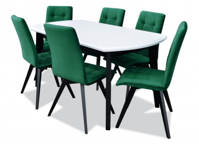 Dining table 6 chairs dining room set dining group classic table table suite new
