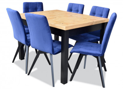 Dining Table 6x Chairs Dining Room Set Dining Group Classic Table 7-piece Set Chair New