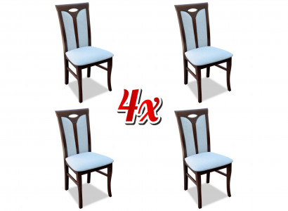 Dining seating cushion table chair set wood suite backrest tables new group 4x chairs