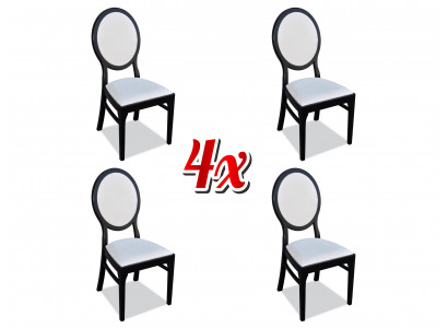 Dining room chair armchair solid wood upholstered chairs gastro set of 4 dining room textile.
