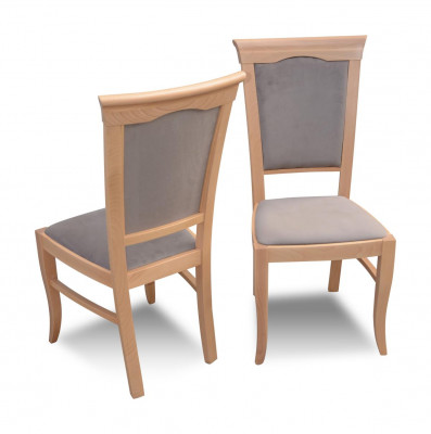 Modern classic chairs in country house style, country house classic set of 4 chairs.