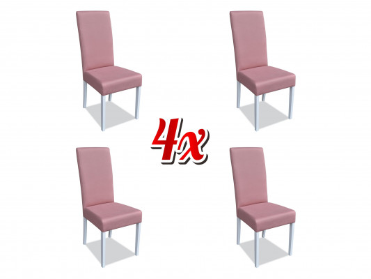 Modern chair wood living room furniture set 4x chair elegant luxury new