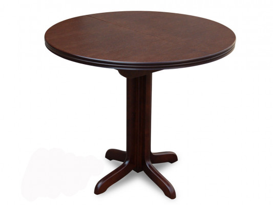 Table Dining Table Wooden Table XXL Conference Table Radius 90 + 35 CM