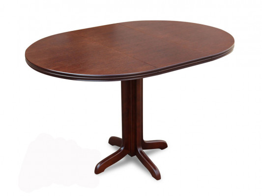 Table Dining Table Wooden Table XXL Conference Table Radius 90 + 35 CM