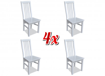 Set of 4 luxury design solid wood chairs seat porch kitchen dining room new