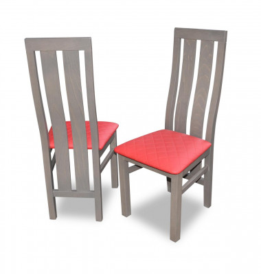 Suit Complete K69 Design 4x Chair Set Dining Room Textile Upholstered Seat Chairs