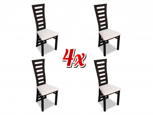 Dining Room Chairs New Textile Set of 4 Solid Wood Chair Dining Room Chair Kitchen Chairs