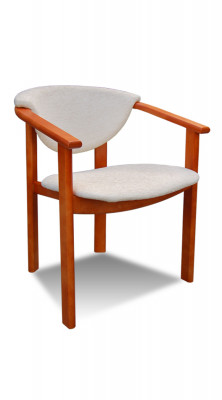 Luxury Design Upholstered Chair Chairs Seat Back Office Dining Room Solid Wood K27 New