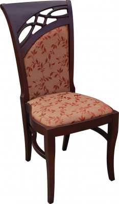 Luxury design upholstered chair chairs seat wood backrest office dining room