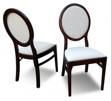 Luxury Design Upholstered Chair Chairs Seat Back Office Dining Room Solid Wood K59 New