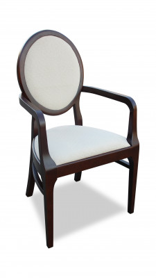 Luxury Design Upholstered Chair Chairs Seat Back Office Dining Room Wood K59 NEW
