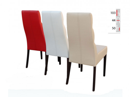 SOLID WOOD CHAIR MODERN LEATHER DESIGNER DINING CHAIR KITCHEN DECORATIVE