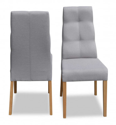 Chair Wood Upholstered Chair Dining Room Luxury Design Armchair Solid Wood New