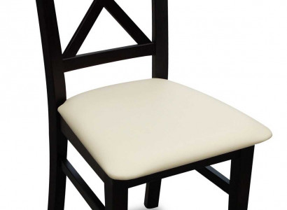 Classic Chair Black Wood Seat Upholstery Design Textile Modern Style New