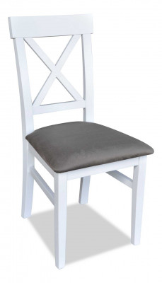 Classic Chair Black Wood Seat Upholstery Design Textile Modern Style New
