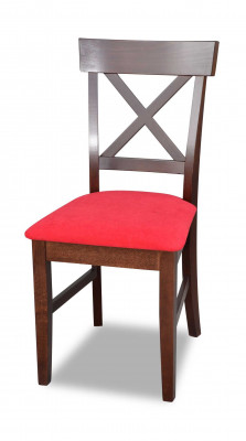Classic Chair Black Wood Seat Upholstery Design Textile Modern Style New