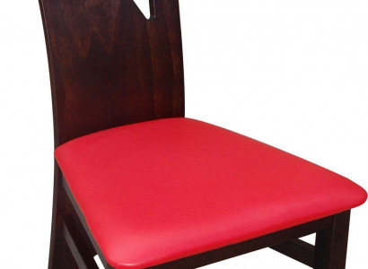 Solid wood, red chair, modern designer dining chair, kitchen decorative