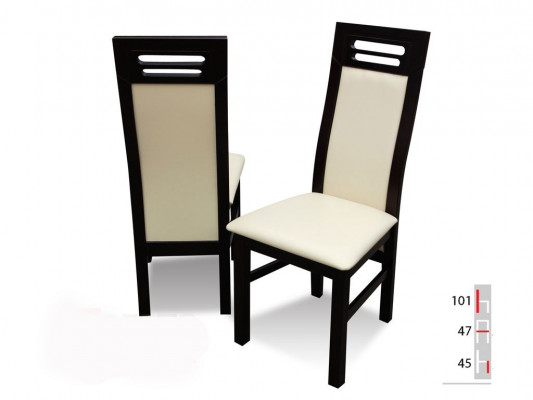 Luxury Design Wood Upholstered Chair Chairs Seat Back Office Dining Room