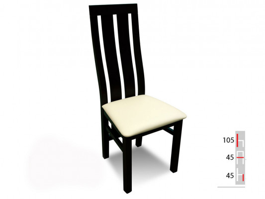 Solid wood chair modern designer white dining chair long decorative